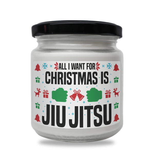 All I want for Christmas is Jiu Jitsu Scented Soy Candle