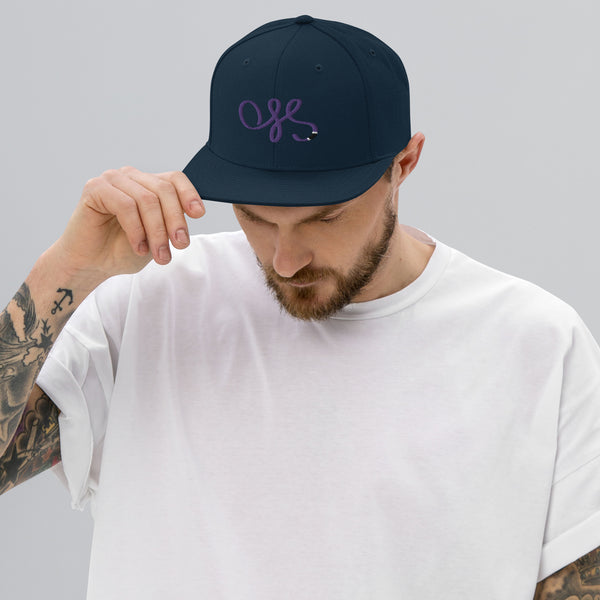OSS Purple Belt Funny BJJ Snapback Hat