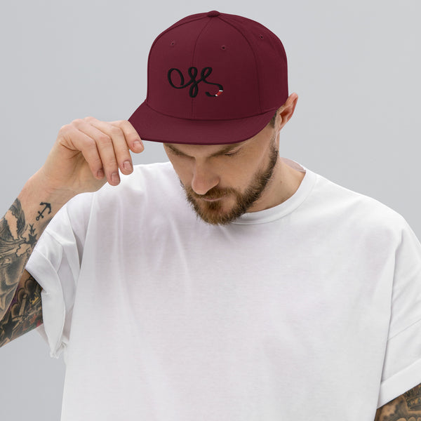 OSS Black Belt Funny BJJ Snapback Hat