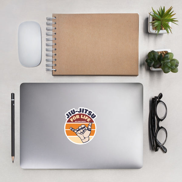 Jiu Jitsu for Life Bubble-free stickers