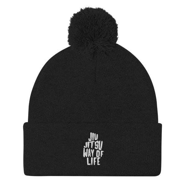 Jiu Jitsu Way of Life Pom-Pom Beanie
