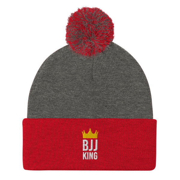 BJJ King Pom-Pom Beanie