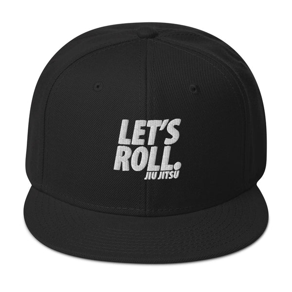 Lets Roll White Snapback Hat