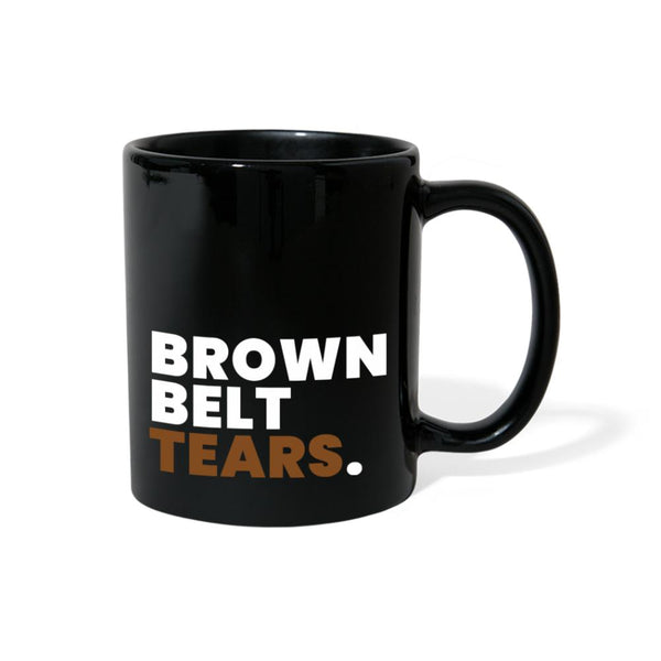 Brown Belt Tears Full Color Mug - black