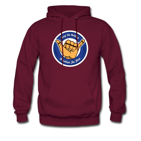 Keep On Rolling Blue Belt Men's Hoodie - burgundy