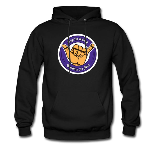 Keep On Rolling Purple Men's Hoodie - black