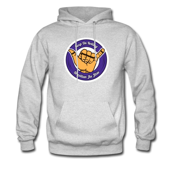 Keep On Rolling Purple Men's Hoodie - ash