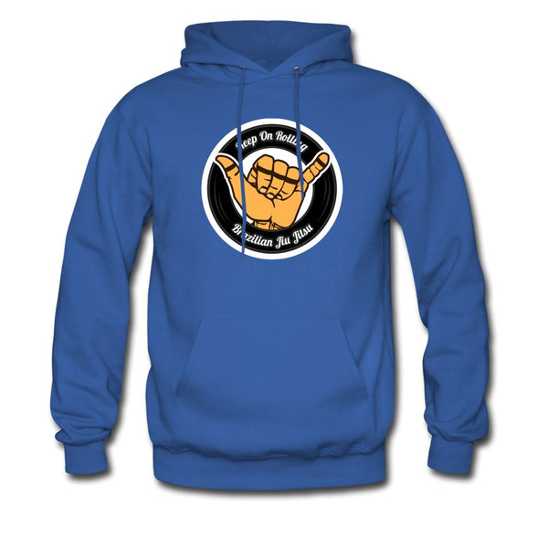 Keep On Rolling Black Men's Hoodie - royal blue