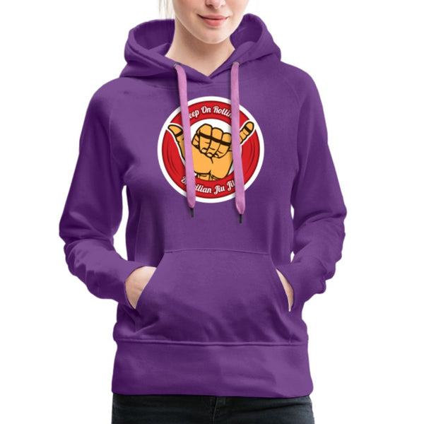 Keep On Rolling Red Women's Hoodie - purple