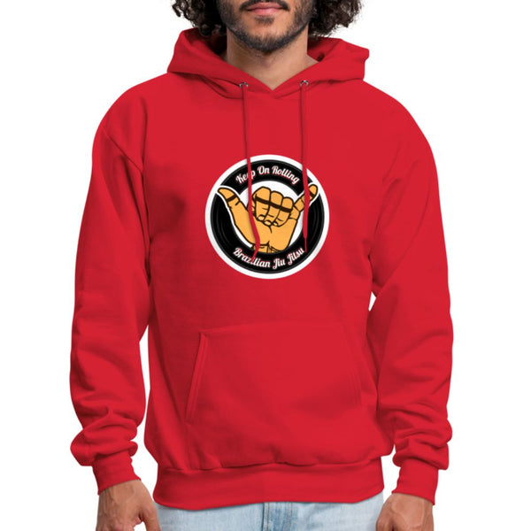 Keep On Rolling Men's Hoodie - red