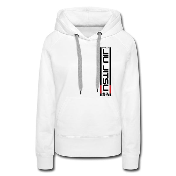 Brazilian Jiu JItsu Women's Hoodie - white