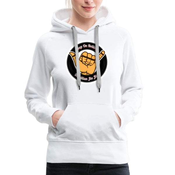 Keep On Rolling Women's Hoodie - white