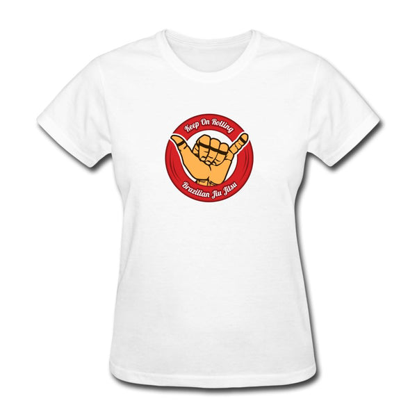 Keep On Rolling Red Women's T-Shirt - white
