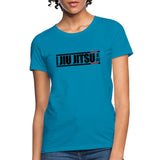 Brazilian Jiu JItsu hieroglyphics Women's T-Shirt - turquoise