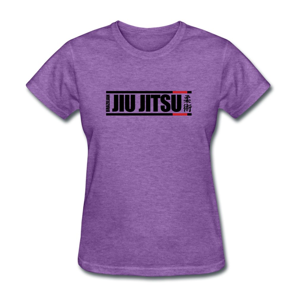 Brazilian Jiu JItsu hieroglyphics Women's T-Shirt - purple heather