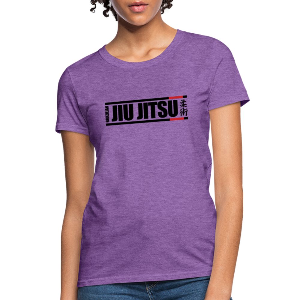 Brazilian Jiu JItsu hieroglyphics Women's T-Shirt - purple heather
