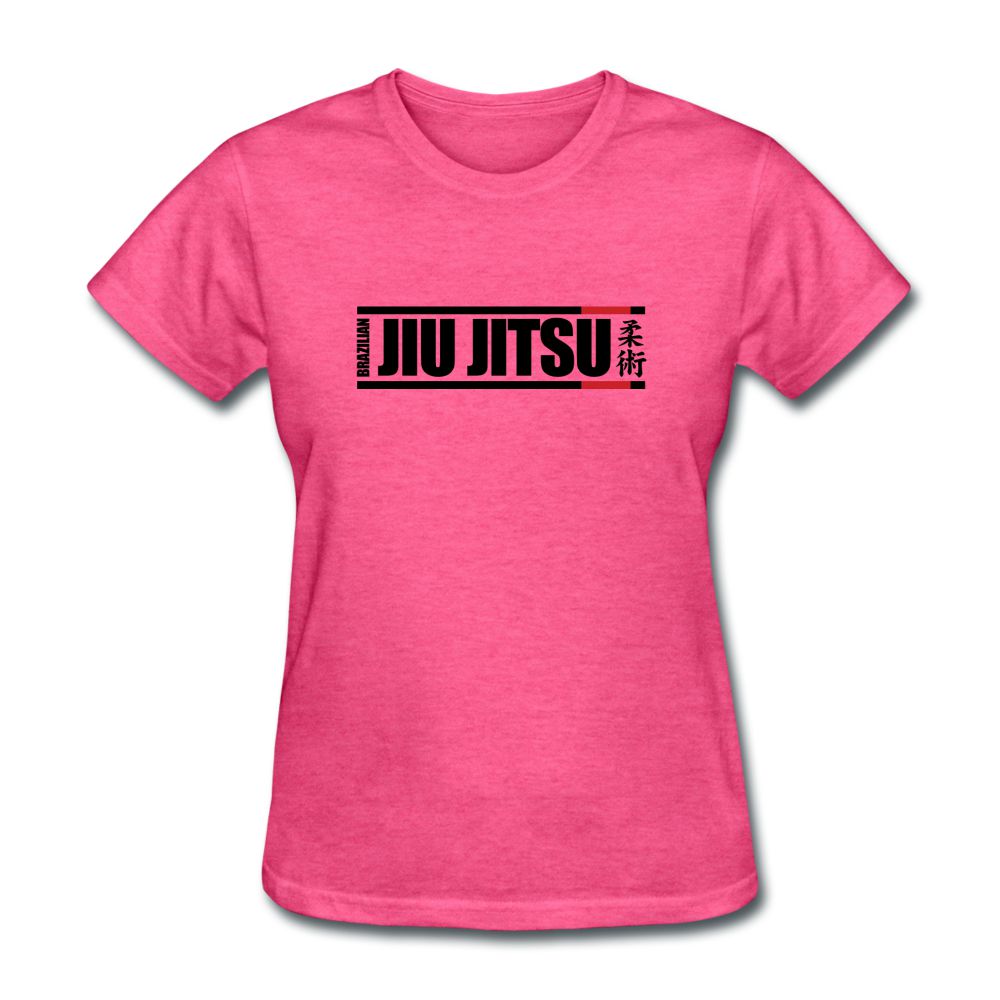 Brazilian Jiu JItsu hieroglyphics Women's T-Shirt - heather pink