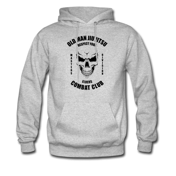 Old Man Jiu Jitsu Men's Hoodie - heather gray