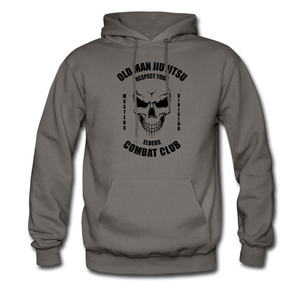 Old Man Jiu Jitsu Men's Hoodie - asphalt gray