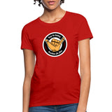 Keep On Rolling Black and Red Women's T-Shirt - red