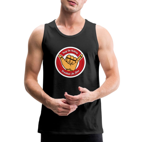 Keep On Rolling Red Men’s Tank Top - black