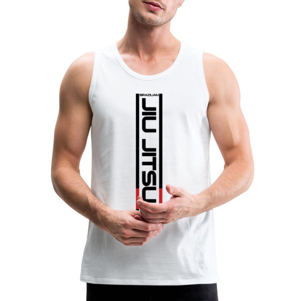 Brazilian Jiu JItsu Men’s Tank Top - white