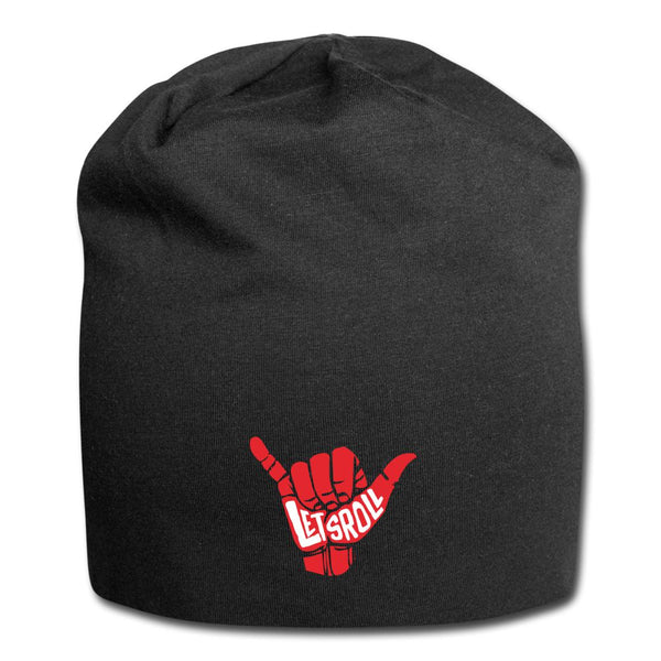 Let's Roll Jersey Beanie - black