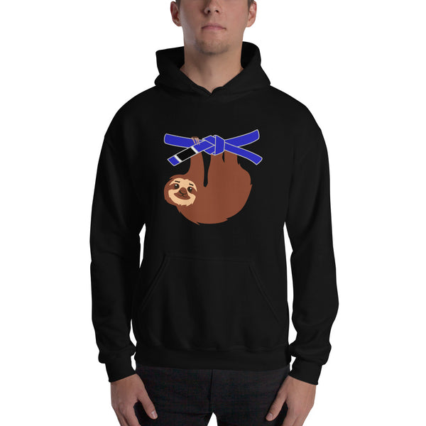 Blue Belt Sloth Unisex Hoodie