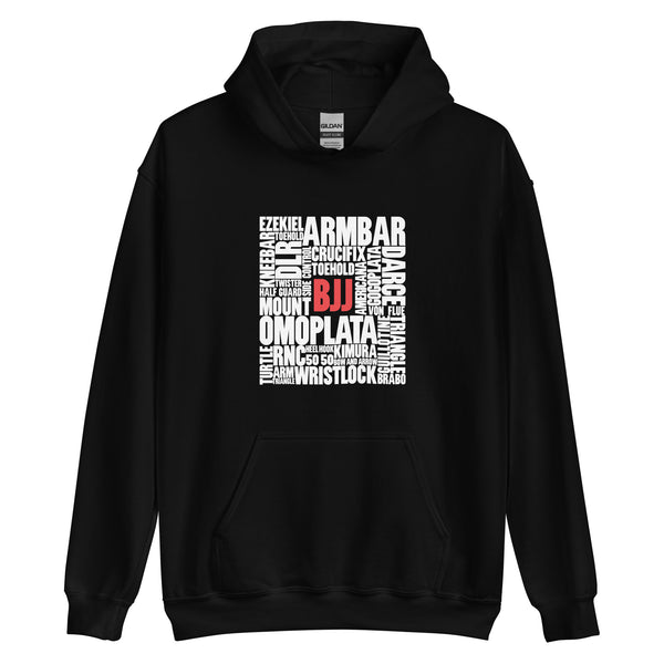 BJJ Words Unisex Hoodie