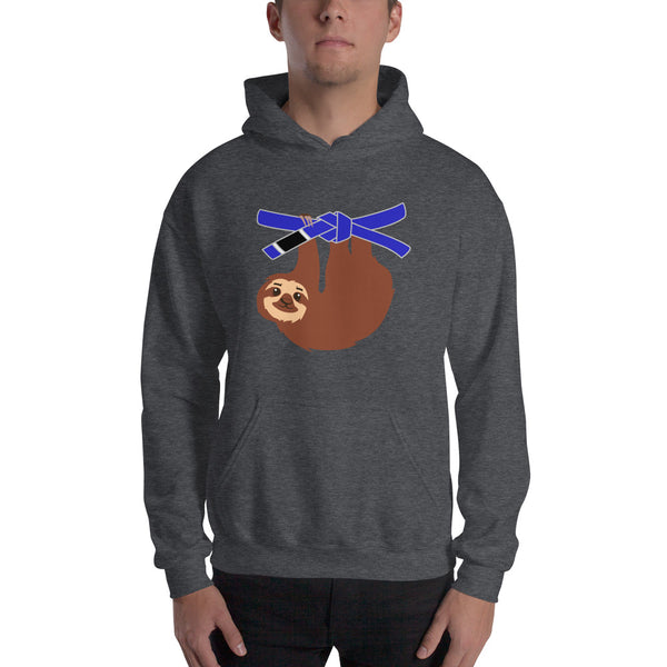 Blue Belt Sloth Unisex Hoodie