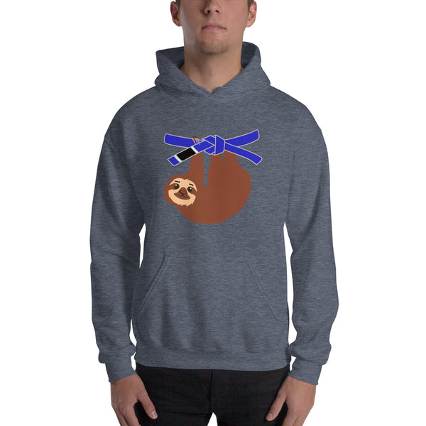 Blue Belt Sloth Unisex Hoodie