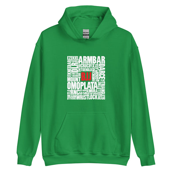 BJJ Words Unisex Hoodie