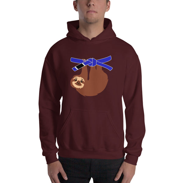 Blue Belt Sloth Unisex Hoodie
