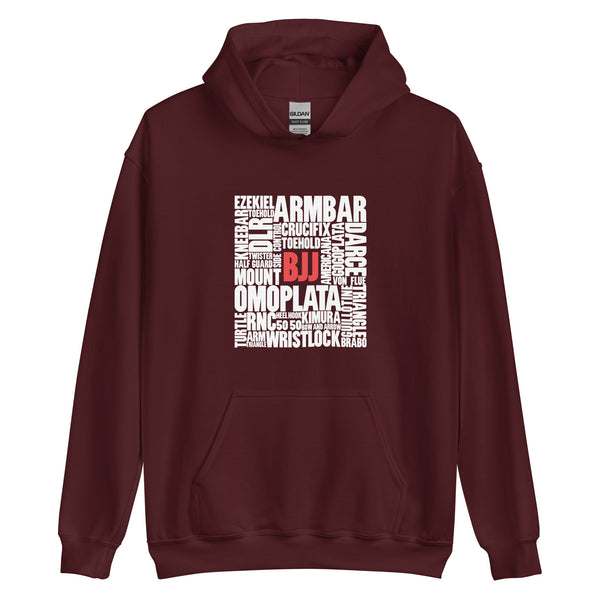 BJJ Words Unisex Hoodie