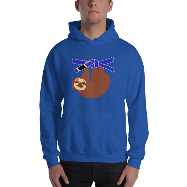 Blue Belt Sloth Unisex Hoodie