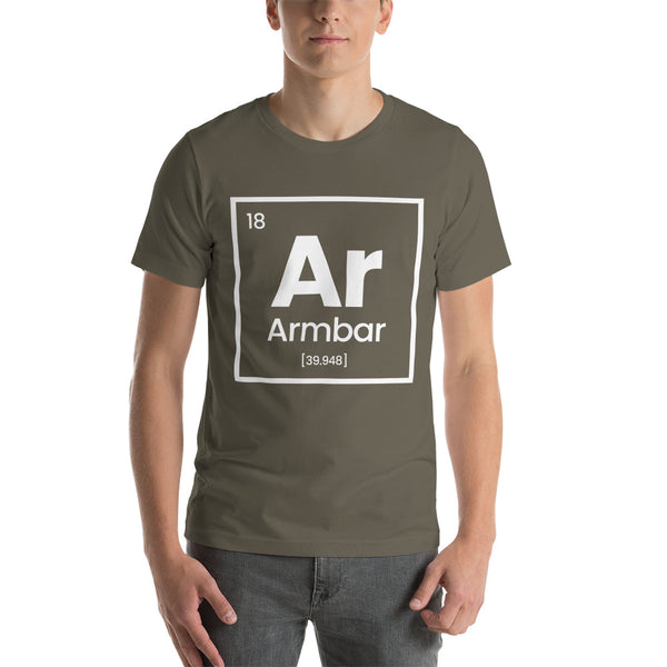 Armbar Periodic Table Unisex t-shirt Bella+Canvas 3001