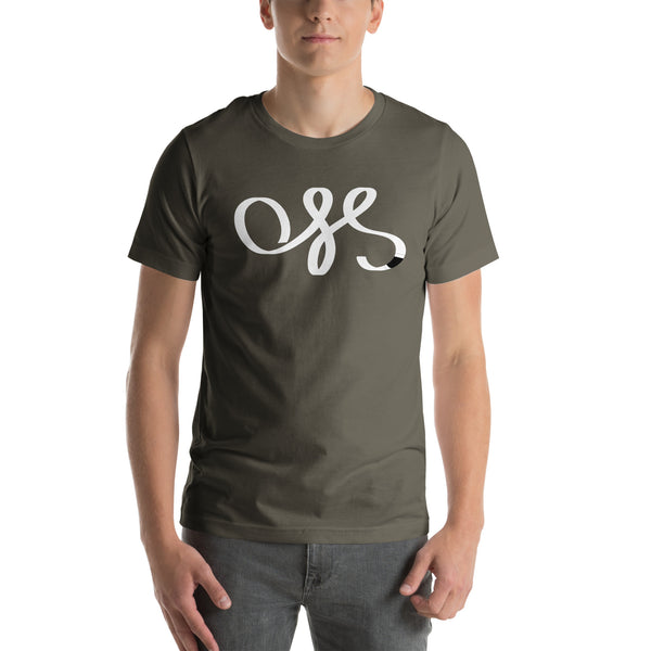 Oss White Belt Unisex t-shirt Bella+Canvas 3001