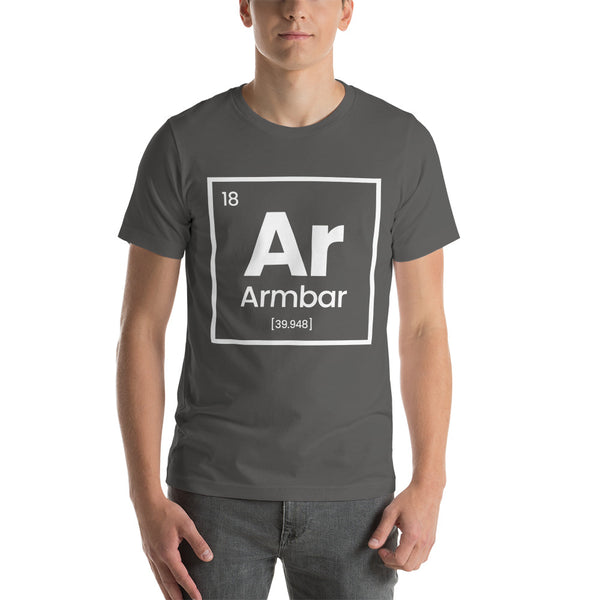 Armbar Periodic Table Unisex t-shirt Bella+Canvas 3001