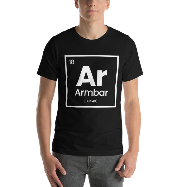 Armbar Periodic Table Unisex t-shirt Bella+Canvas 3001