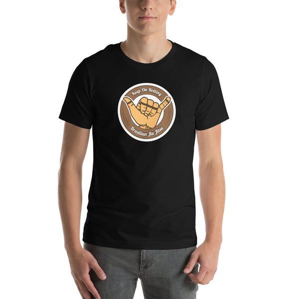 Keep On Rolling Brown Belt Unisex Т-Сhirt