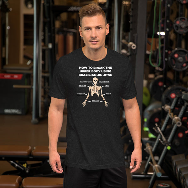 BJJ Skeleton Unisex t-shirt Bella+Canvas 3001