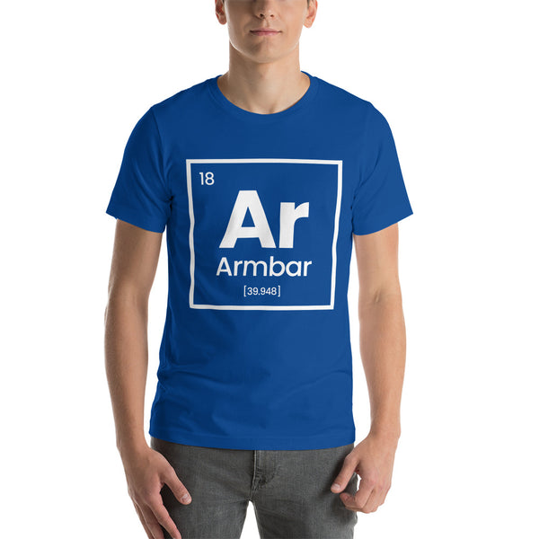 Armbar Periodic Table Unisex t-shirt Bella+Canvas 3001