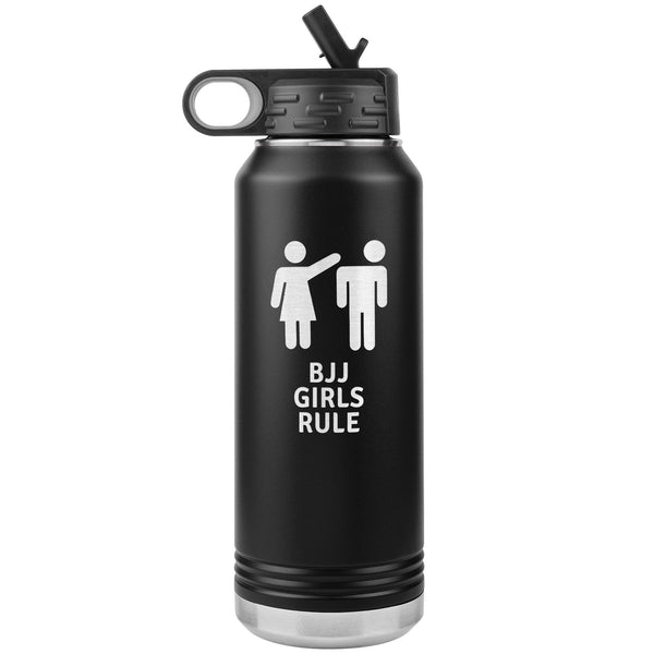 BJJ girls rule Water Bottle Tumbler 32 oz-Jiu Jitsu Legacy | BJJ Store