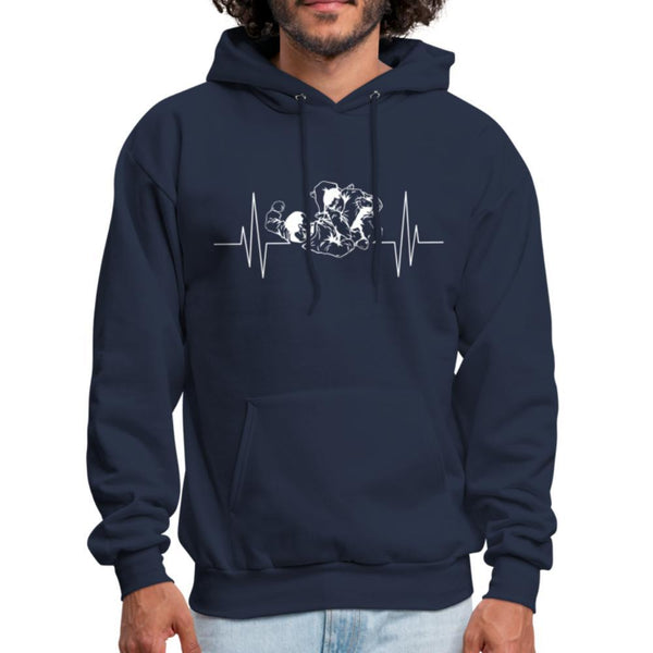 BJJ Pulse Men's Hoodie - navy