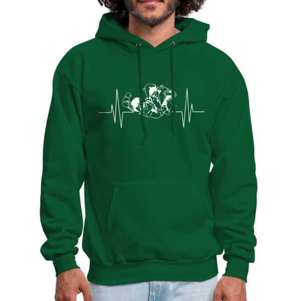 BJJ Pulse Men's Hoodie - forest green