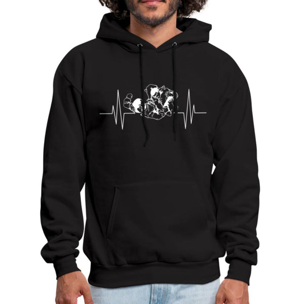 BJJ Pulse Men's Hoodie - black