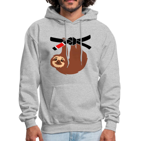 Black Belt Sloth Men's Hoodie- [option1Jiu Jitsu Legacy | BJJ Apparel and Accessories