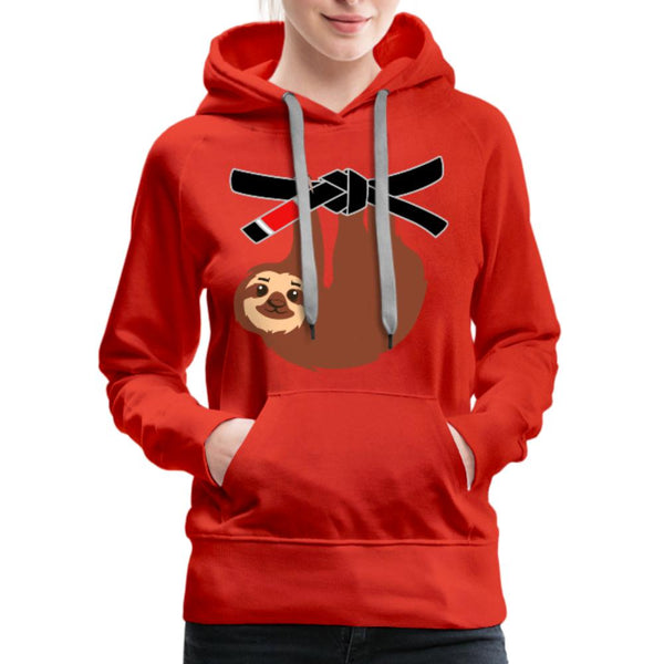 Black Belt Sloth Women's Hoodie- [option1Jiu Jitsu Legacy | BJJ Apparel and Accessories