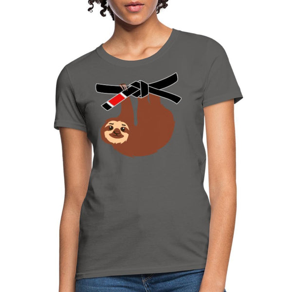 Black Belt Sloth Women's T-Shirt- [option1Jiu Jitsu Legacy | BJJ Apparel and Accessories