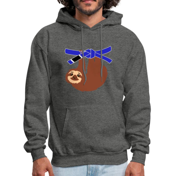 Blue Belt Sloth Men's Hoodie- [option1Jiu Jitsu Legacy | BJJ Apparel and Accessories